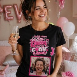 Tshirt EVJF personnalisé avec photo