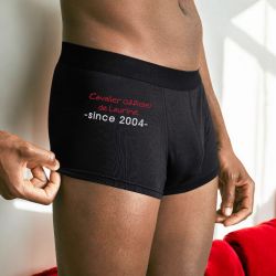 Boxer homme "Cavalier" personnalisé - brodé